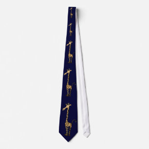 BU - Amazing Giraffe Cartoon Necktie Stropdas