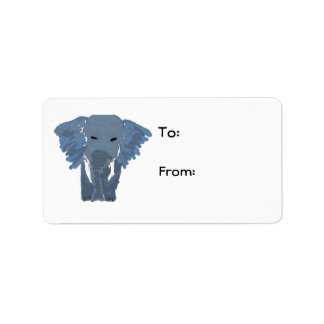 BU- Artsy Olifant Cadeau Labels