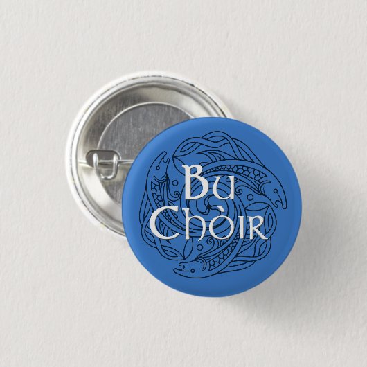 Bu Choir Ronde Button 3,2 Cm (Voorkant /achterkant)