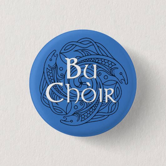Bu Choir Ronde Button 3,2 Cm (Voorkant)
