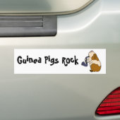 BU-Guinee-Bisschop die de saxofone speelt Bumpersticker (Op auto)