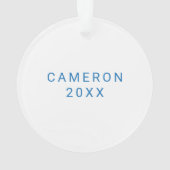 BU Schild Ornament (achterkant)