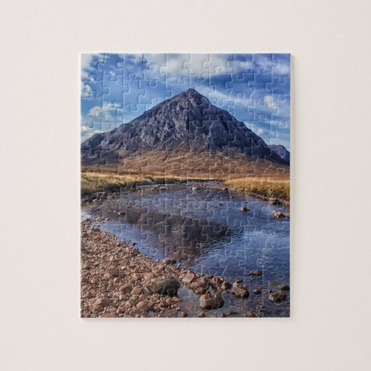 Buachaille Etive Mhor, Glen Coe, Schotland Legpuzzel (Verticaal)