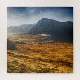 Buachaille Etive Mhor uit Devil's trap, Glen Legpuzzel