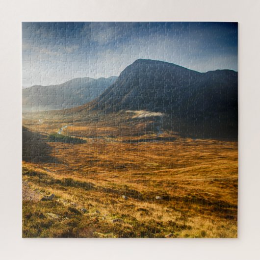 Buachaille Etive Mhor uit Devil's trap, Glen Legpuzzel (Verticaal)