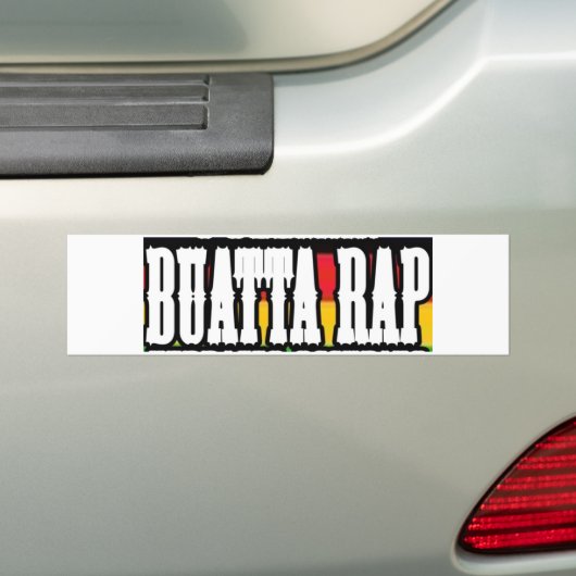 Buatta Rap Bumpersticker (Op auto)