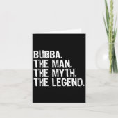 Bub de man de mythe de legende Cool grappig  Kaart (Voorkant)