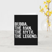 Bub de man de mythe de legende Cool grappig  Kaart (Gele Bloem)