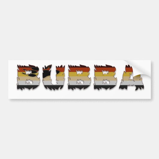 Bubba Bumpersticker (Voorkant)