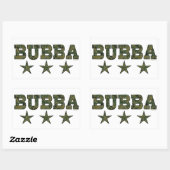 Bubba camouflage sterren Stickers (Vel)