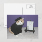Bubba, Chat d'artiste Briefkaart (Voorkant / Achterkant)