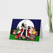 Bubba Claus Feestdagen Kaart (Voorkant)