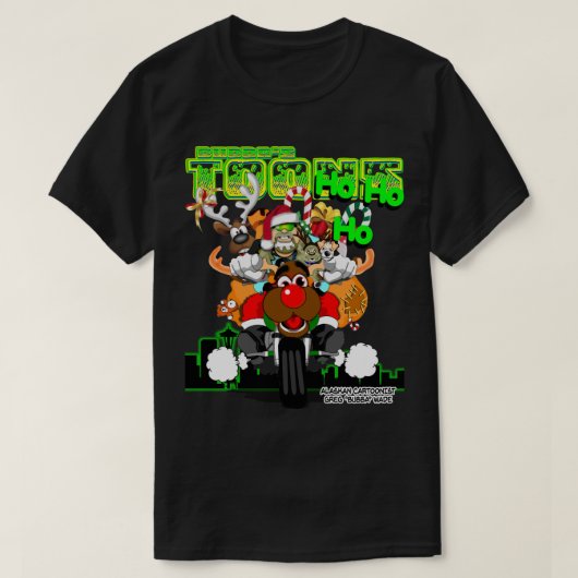 BUBBA CLAUS - SANTA'S OUTLAW COUSIN T-SHIRT (Design voorkant)