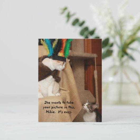 Bubba Coaching Mikie Briefkaart (Staand voorkant)