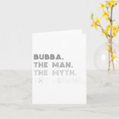 Bubba de man de mythe de legende Cool Bubba Tank Kaart (Gele Bloem)