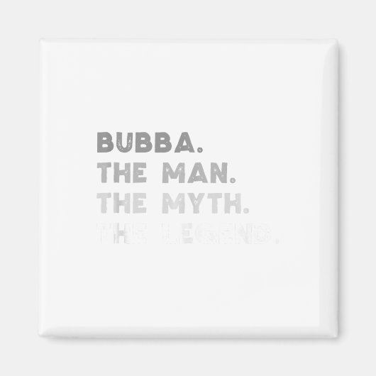 Bubba De Man De Mythe De Legende Cool Bubba Tank Magneet (Voorkant)