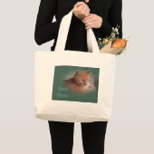 Bubba de Oranje tablet Tomcat Grote Tote Bag (Voorkant (product))