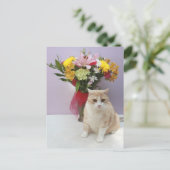 Bubba door bloemen briefkaart (Staand voorkant)