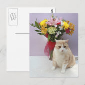 Bubba door bloemen briefkaart (Voorkant / Achterkant)