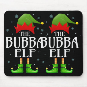 Bubba Elf Xmas Matching Family Group - kerstman Muismat