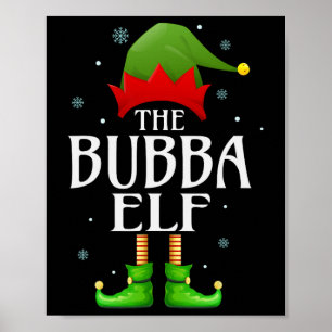 Bubba Elf Xmas Matching Family Group - kerstman Poster