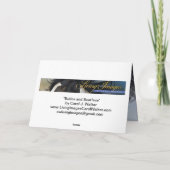 Bubba en Scarface Wild Horse Wenskaart Bedankkaart (Achterkant)