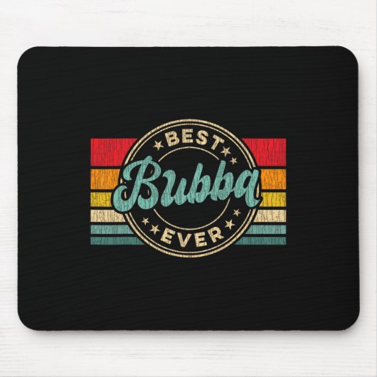 Bubba Ever Retro Vaderdag Gift 1 Muismat (Voorkant)