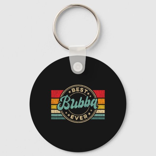 Bubba Ever  Retro Vaderdag Gift 1 Sleutelhanger (Voorkant)