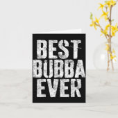Bubba Ever Shirt Mannen Jongen Broer Vaderdag Kaart (Gele Bloem)