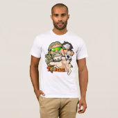 Bubba, Frodo, Nate en Simba de Kat T-Shirt (Voorkant volledig)