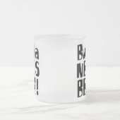 Bubba heeft Beer nodig. Matglas Koffiemok (Center)