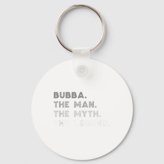 Bubba Het Man De mythe De legende Cool Bubba Tank Sleutelhanger (Voorkant)