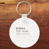 Bubba Het Man De mythe De legende Cool Bubba Tank Sleutelhanger (Voorkant)