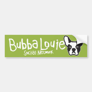 Bubba Louie Social Network Bumpersticker
