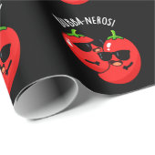 Bubba-neros Grappige Habanero Pun Dark BG Cadeaupapier (Rol Hoek)
