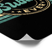 Bubba Ooit  Retro Vaderdag Gift Poster (Hoek)