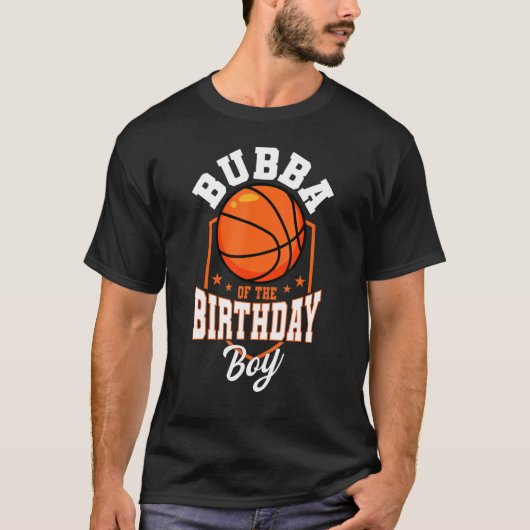 Bubba van het Birthday Boy Basketball Theme Bday P T-shirt (Voorkant)