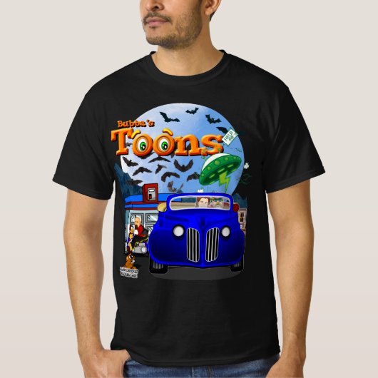 Bubba's Cartoon Hot Rod T-shirt (Voorkant)