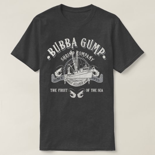 Bubbas fruit van het Zee DKS versleten T-shirt (Design voorkant)