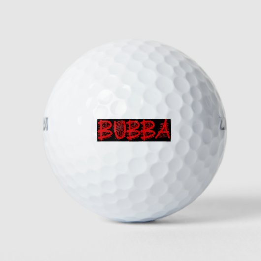 Bubba's Golfen Golfballen (Voorkant)