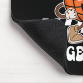 Bubbas grootste fan basketbal zus van een basketba muismat (Hoek)