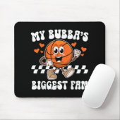 Bubbas grootste fan basketbal zus van een basketba muismat (Met muis)