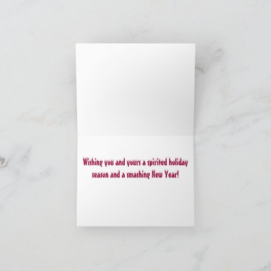 Bubba's Kerstwensen Feestdagen Kaart (Binnen)