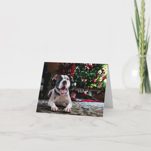 Bubba's Kerstwensen Feestdagen Kaart (Voorkant)