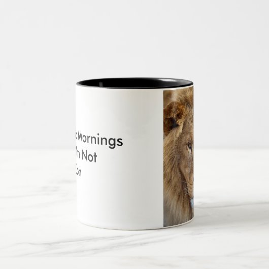 Bubba's lionenmok... tweekleurige koffiemok (Center)