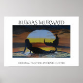 Bubbas mermaids poster (Voorkant)