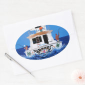 Bubbas Ovale Sticker (Envelop)