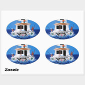 Bubbas Ovale Sticker (Vel)