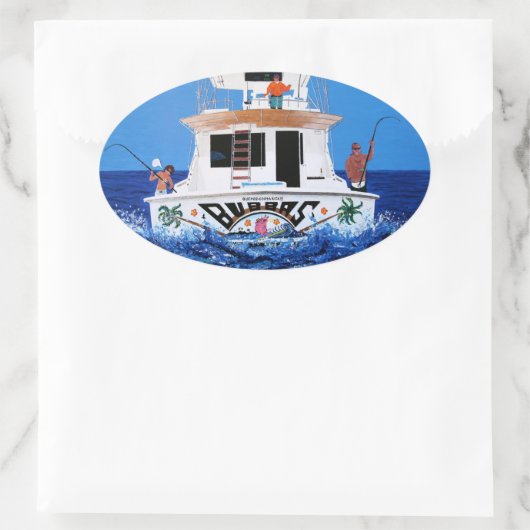 Bubbas Ovale Sticker (Tas)