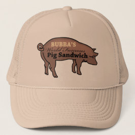 Bubba's wereldberoemde varkensbroodje trucker pet